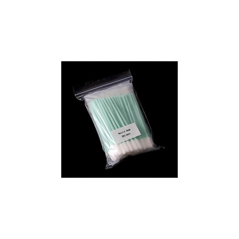 Coton de nettoyage capping et tête (manche vert) | 100 pieces [Prix|Moins  cher] Achat & Devis, disponible !